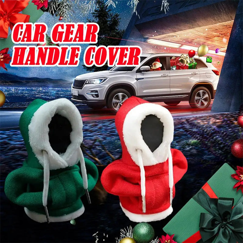 Christmas Hoodie Car Gearshift Cover Christmas Decor Gearshift